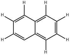 ナフタレン‐2,3,4,5,6,7,8‐D7 化学構造式