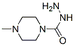 4-甲基哌嗪-1-碳酰肼 结构式