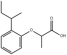 2-[2-(SEC-BUTYL)PHENOXY]PROPANOIC ACID Struktur