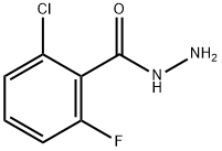 2-CHLORO-6-FLUOROBENZOHYDRA ZIDE Structure