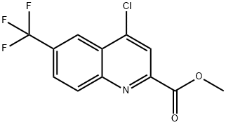 METHYL 4-CHLORO-6-TRIFLUOROMETHYL-QUINOLINE-2-CARBOXYLATE Structure