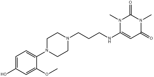 P-羟基乌拉地尔 结构式