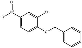 2-BENZYLOXY-5-NITROBENZENETHIOL Structure