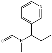 α-Ethyl-N-formyl-N-methylpyridinemethaneamine Structure