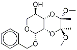 苄基2,3-O - [(1S,2S)-1,2-二甲氧基-1,2-二甲基-1,2-乙二基]-Β-D-阿拉伯吡喃糖苷, 887370-09-4, 结构式