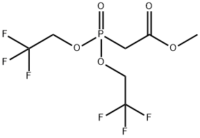 ビス(2,2,2-トリフルオロエチル) (メトキシカルボニルメチル)ホスホナート 化学構造式