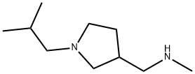 (1-异丁基吡咯烷-3-基)甲基-甲基-胺, 887405-45-0, 结构式