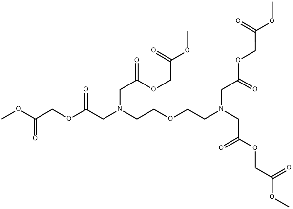 Tetraacetoxymethyl Bis(2-aminoethyl) Ether N,N,NNTetraacetic Acid,887407-56-9,结构式