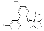 3-(3-CHLOROPHENYL)-4-TRIISOPROPYL SILYLOXY-BENZALDEHYDE Structure