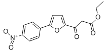 ETHYL-2-[5-(4-NITROPHENYL)]-FUROYL-ACETATE Structure