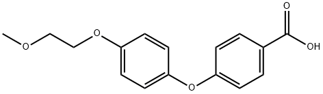 4-[4-(2-METHOXY-ETHOXY)-PHENOXY]-BENZOIC ACID 结构式