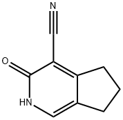 3-oxo-3,5,6,7-tetrahydro-2H-cyclopenta[c]pyridine-4-carbonitrile(SALTDATA: FREE) Structure