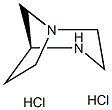 (S)-1,4-ジアザビシクロ[3.2.1]オクタン二塩酸塩 化学構造式