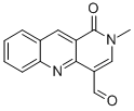 2-METHYL-1-OXO-1,2-DIHYDROBENZO[B]-1,6-NAPHTHYRIDINE-4-CARBALDEHYDE Struktur