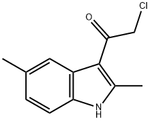 2-chloro-1-(2,5-dimethyl-1H-indol-3-yl)ethanone Structure