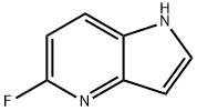 5-フルオロ-1H-ピロロ[3,2-B]ピリジン 化学構造式
