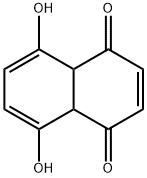 4a,8a-dihydro-5,8-dihydroxy-1,4naphthalenedione Struktur