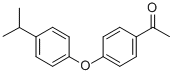 1-[4-(4-ISOPROPYL-PHENOXY)-PHENYL]-ETHANONE Structure