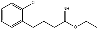 4-(2-CHLORO-PHENYL)-BUTYRIMIDIC ACID ETHYL ESTER Struktur