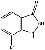 3-HYDROXY-7-BROMO 1H-INDAZOLE Structure