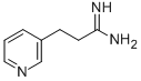 3-(3-吡啶基)丙脒 结构式