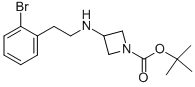 1-BOC-3-[2-(2-BROMO-PHENYL)-ETHYLAMINO]-AZETIDINE Structure