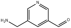 5-(Aminomethyl)-3-pyridinecarboxaldehyde Struktur