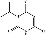 6-CHLORO-3-(1-METHYLETHYL)-2,4-(1H,3H)-PYRIMIDINEDIONE 化学構造式