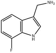 7-氟-3-氨甲基吲哚, 887582-26-5, 结构式