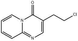 3-(2-クロロエチル)-4H-ピリド[1,2-a]ピリミジン-4-オン 化学構造式