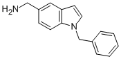C-(1-BENZYL-1H-INDOL-5-YL)-METHYLAMINE Struktur