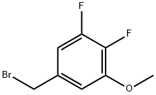 4-(BROMOMETHYL)-6-METHOXY-1,2-DIFLUOROBENZENE Structure