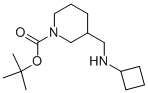 1-BOC-3-CYCLOBUTYLAMINOMETHYL-PIPERIDINE Struktur