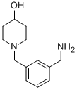 1-(3-AMINOMETHYL-BENZYL)-PIPERIDIN-4-OL Structure