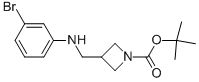1-BOC-3-[(3-BROMOPHENYL-AMINO)-METHYL]-AZETIDINE Structure