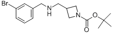 1-BOC-3-[(3-BROMOBENZYL-AMINO)-METHYL]-AZETIDINE Structure