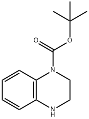 3,4-DIHYDRO-2H-QUINOXALINE-1-CARBOXYLIC ACID TERT-BUTYL ESTER Structure