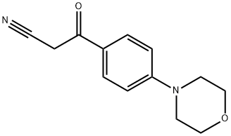 3-(4-MORPHOLIN-4-YL-PHENYL)-3-OXO-PROPIONITRILE Structure