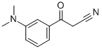 3-(3-DIMETHYLAMINO-PHENYL)-3-OXO-PROPIONITRILE Struktur