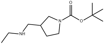 1-BOC-3-(ETHYLAMINOMETHYL)-PYRROLIDINE Structure
