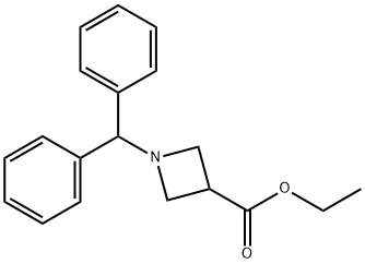 1-BENZHYDRYL-AZETIDINE-3-CARBOXYLIC ACID ETHYL ESTER Structure