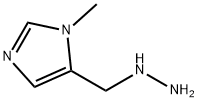 5-(HYDRAZINYLMETHYL)-1-METHYL-1H-IMIDAZOLE, 887592-51-0, 结构式