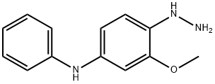 (4-HYDRAZINO-3-METHOXY-PHENYL)-PHENYL-AMINE Structure