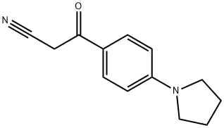 3-OXO-3-(4-PYRROLIDIN-1-YL-PHENYL)-PROPIONITRILE Structure