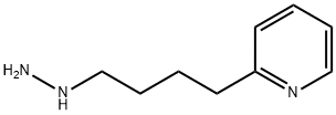 4-(2-吡啶基)正丁基肼盐酸盐 结构式