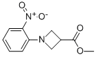 1-(2-NITRO-PHENYL)-AZETIDINE-3-CARBOXYLIC ACID METHYL ESTER Structure