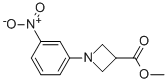 1-(3-NITRO-PHENYL)-AZETIDINE-3-CARBOXYLIC ACID METHYL ESTER Structure