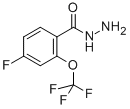 4-FLUORO-2-TRIFLUOROMETHOXY-BENZOIC ACID HYDRAZIDE Structure
