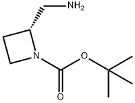 2-AMINOMETHYL-AZETIDINE-1-CARBOXYLIC ACID TERT-BUTYL ESTER HYDROCHLORIDE Structure