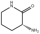 (R)-3-AMINOPIPERIDINE-2-ONE
 Structure